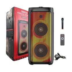 Sing-e Portable Wireless Speaker ZQS8215 with Mic and Remote Control Black Sing-e Portable Wireless Speaker ZQS8215 with Mic and Remote Control Black